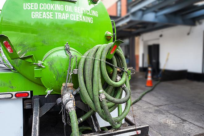 pumping grease from industrial kitchen in Stow, OH
